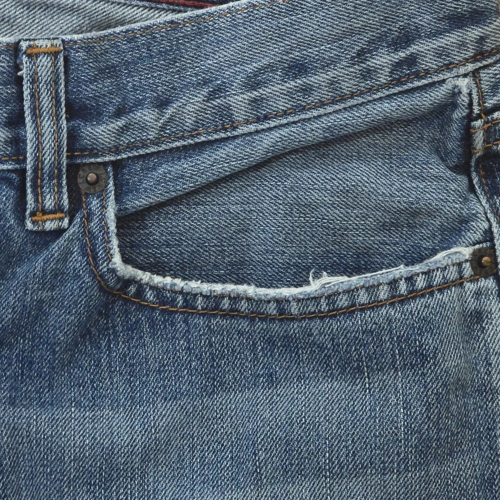 J. Crew Mens 33W 30L Vintage Slim Straight Blue Denim‎ Jeans Pants